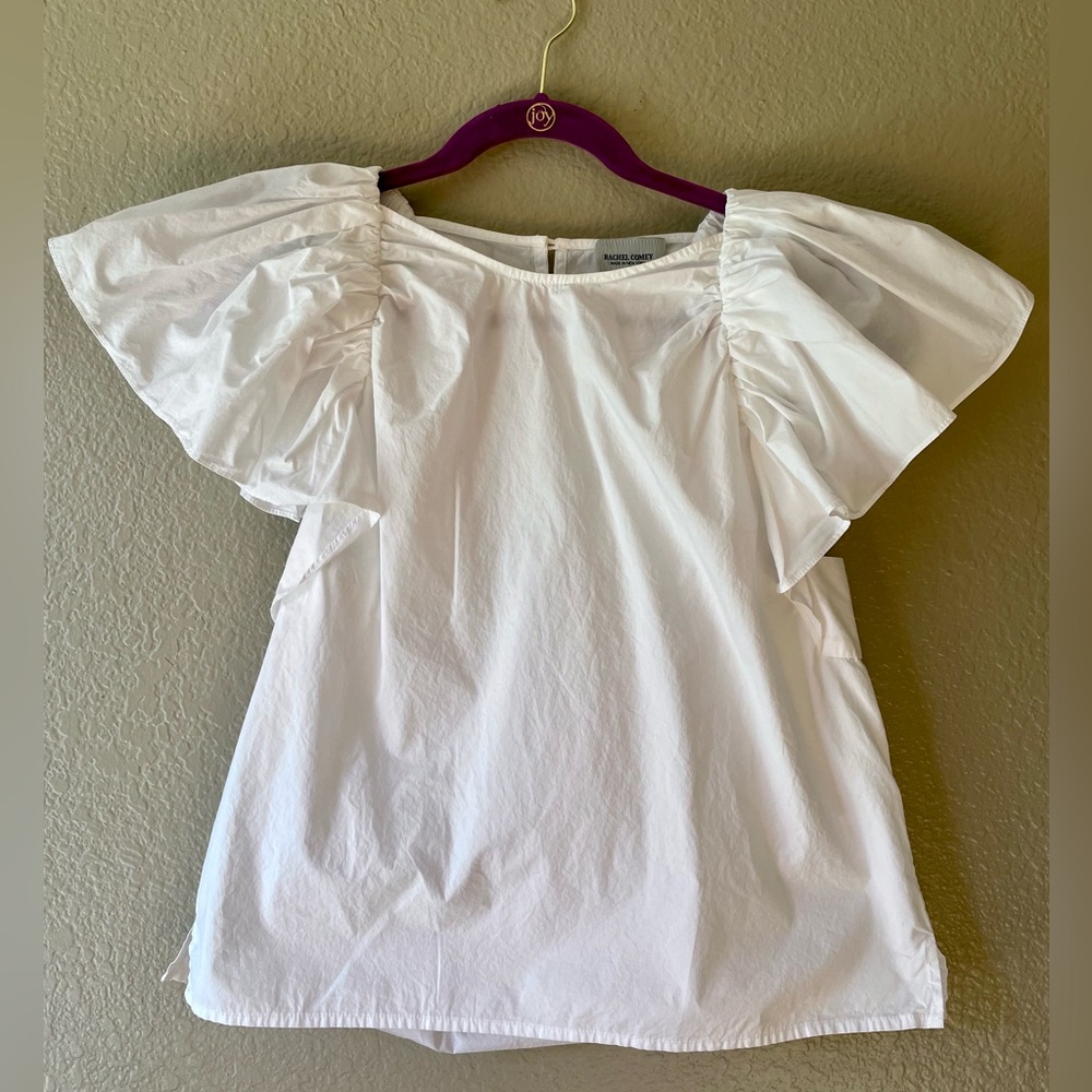 Rachel Comey ruffle sleeve blouse, size 4